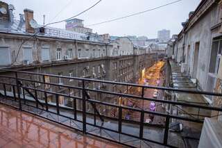 Апарт-отели 911 Apartments Khreshchatyk Киев Двухместный номер с 1 кроватью и террасой-11